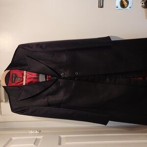 Stunning set Classiques Entier coat and skirt combo satin finish you will shine!